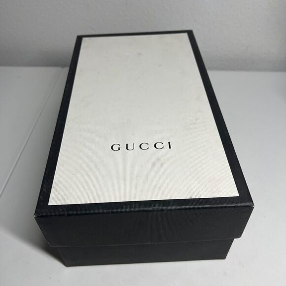 Authentic Gucci Classic Black & White Empty Shoe Storage Gift Box 14.5 x 8 x 5” - Picture 2 of 12